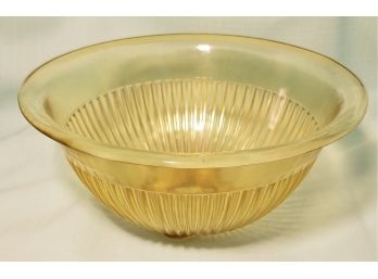 Large Yellow Depression Glass Mixing/serving  Bowl