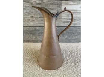 Brass Pitcher With Great Patina