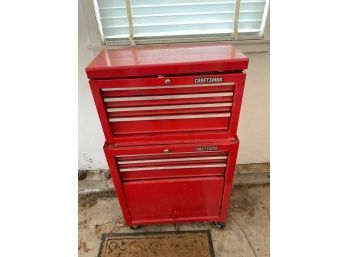 Craftsman Tool Box With Lots Of Tools In Each Drawer