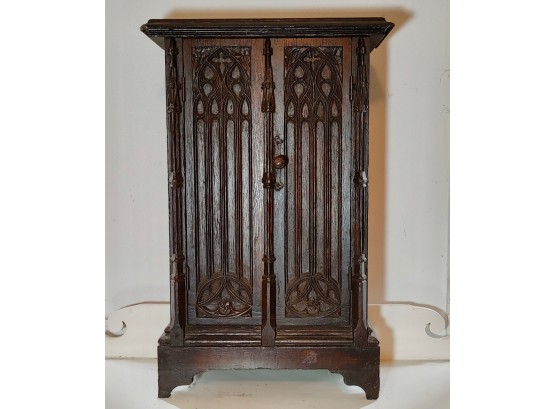 18th C. French Gothic Church Sacristy Cabinet