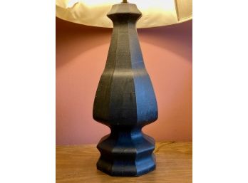 Octagonal Wood Table Lamp