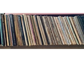 Shelf Lot Of Vintage Record