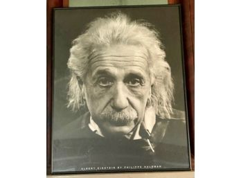 Framed Poster Of Albert Einstein By Philippe Halsman
