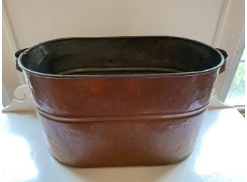 Oval Copper Wash Tub