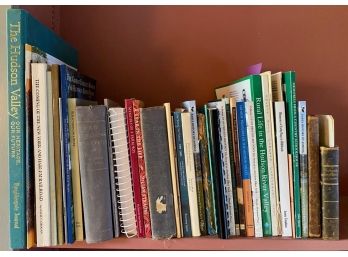 Shelf Lot Of Hudson Valley Related Books