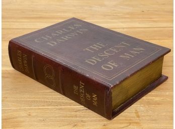 Charles Darwin 'the Descent Of Man' Book Keepsake / Box