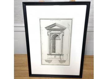 Restoration Hardware French Architecture Inspired Drawing - Framed Print 'Dutch Doors 4'