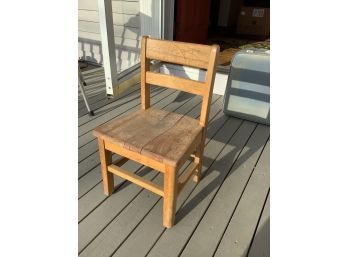 Child's Wooden Chair Good Condition
