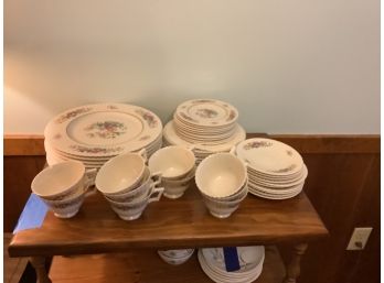 RARE Lenox China Sonnet Pattern T-415 Service For 10 (5 Piece Place Setting) Lot Of 50 Pieces