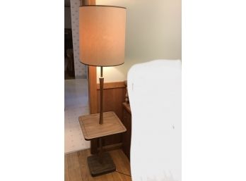 Table With Lamp - Original Shade, Lamp Tested