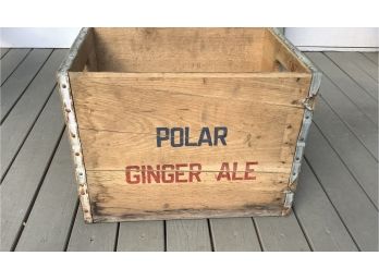 Wooden Soda Crates Polar Ginger Ale, Canada Dry Ginger Ale