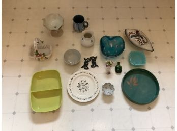 Mixed Lot Of Plates, Dishes And More