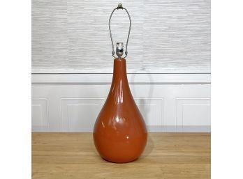 Gorgeous Mid-century Modern Teardrop Style Ceramic Lamp - Base Only