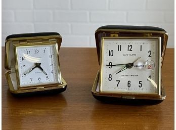 Phinney-Walker & Europa Mid-Century Luxe Travel Clocks
