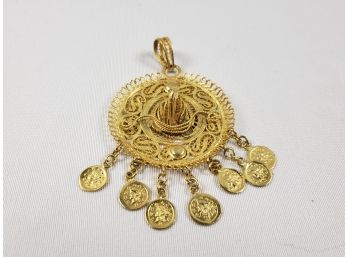 Sombrero Necklace Pendant