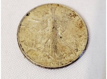 1945 Walking Liberty US Half Dollar Coin