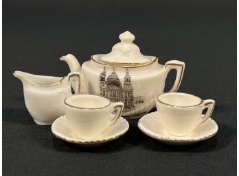 Vintage Souvenir Tea Serving Set