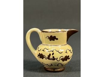 Small Vintage Hand Painted Pitcher