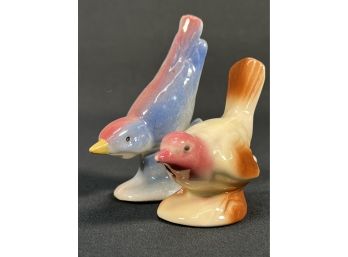 Vintage Lot Of Two Porcelain Song Birds