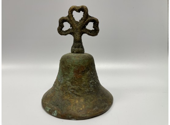 A Small Brass Bell With Amazing Patina