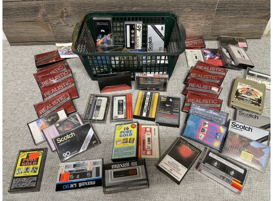 A Mix Lot Of Cassettes Including Some Blanks