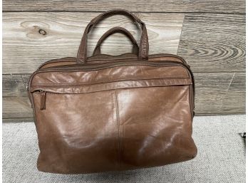 A Vintage Wilsons Leather Brief Case