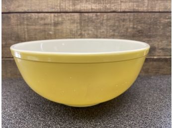 Vintage Primary Yellow Large Pyrex Bowl