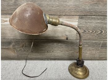 A Vintage Hubbell Lamp With Amazing Patina