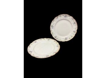 Pair Of Limoges Plates