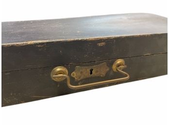 Vintage GSB Black Coffin Violin Case C 1910s