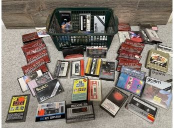 A Mix Lot Of Cassettes Including Some Blanks