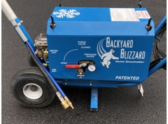 The Original Incredible BACKYARD BLIZZARD Snow Making Machine - Paid $3,600 - Used Twice - FANTASTIC UNIT