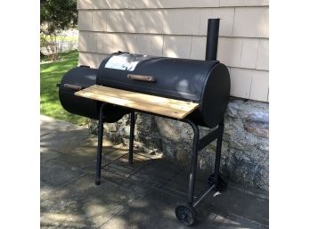 Great Brand New OKLAHOMA JOE Smoker - Never Used With Electric Rotisserie & Many Extra Pieces & Parts