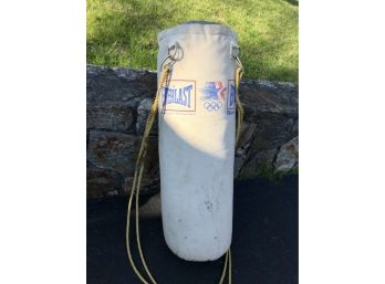 Professional Style EVERLAST Punching Bag - Marked Official Boxing Supplier To 1984 Los Angeles Olympics WOW !