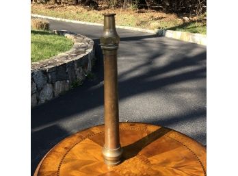 Fantastic VERY LARGE 22' Antique Fire Nozzle - High Quality Copper & Brass - Made In England - GREAT PIECE !