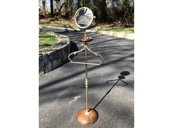 Spectacular Vintage ALDO TURA Valet / Dressing Stand - Made In Italy - Brown Goat Skin Retails Up To $3,000