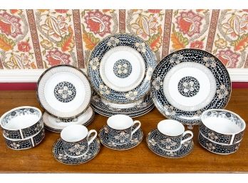 Royal Tapestry Oriental Porcelain Set By Briard, Georges
