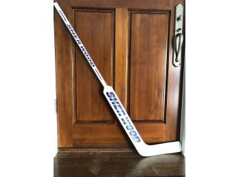 A Jim Craig -1980 Gold Medal Olympian - Autographed Sher-wood Hockey Stick