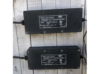 A Pair Of WAC Lighting Low Voltage Transformers