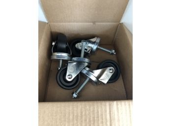 4 Threaded Rolling Casters