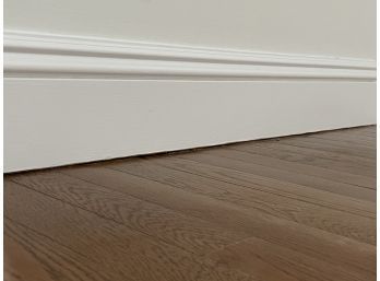 A Collection Of Over 350' Of 5' Wood Baseboard Molding