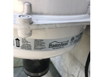 A RadonAway Exhaust Fan