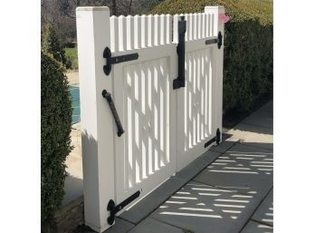 A Pair Of PVC/Composite Fence Gates