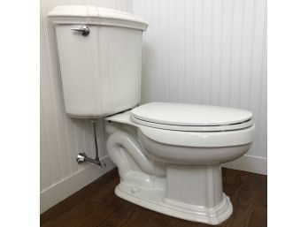 A Kohler 1.6 Gallon/6 Liter Per Flush Toilet