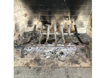 A Metal Fireplace Log Holder FR
