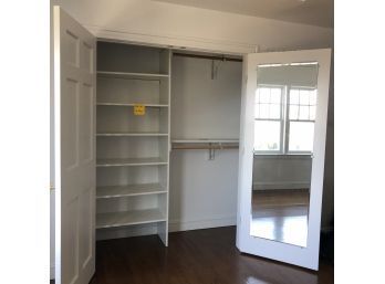 A Customized Painted Wood Closet Storage System Closet #3