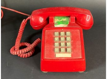An Old-School Red Telephone