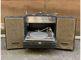 A Fantastic Vintage Voice Of Music Portable Record Player