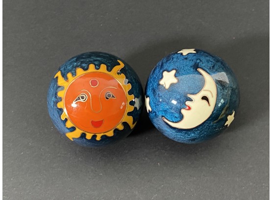 A Pair Of Vintage Baoding Balls