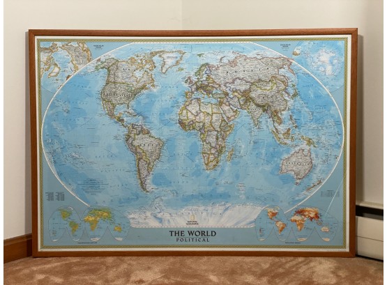 A Fantastic, Very Large National Geographic World Map